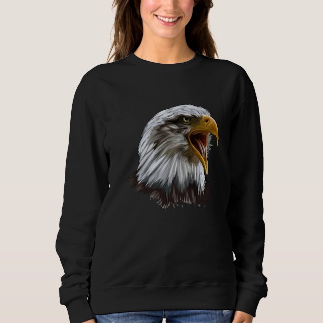 Moletom Bald Eagles Cool with a Bald Eagle (Frente)