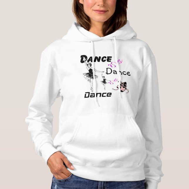 Moletom Balé de dança de dança Hoodie (Frente)