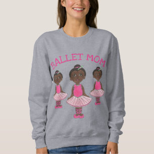 Moletom BALÉ MOM Dancemom Dance Ballerina Pink Tutu