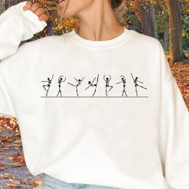 Moletom Balé Skeleton Ballerinas