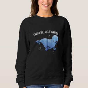Moletom Baleia Beluga Legal Para Homens Pai Orca Baleias S