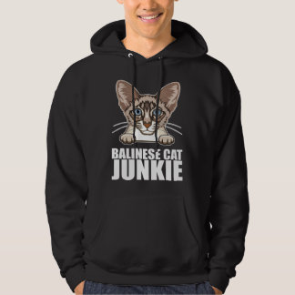 Moletom Balinese cat junkie  1
