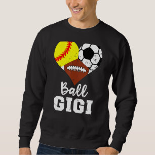 Moletom Ball Gigi Heart Softball Futebol Gigi