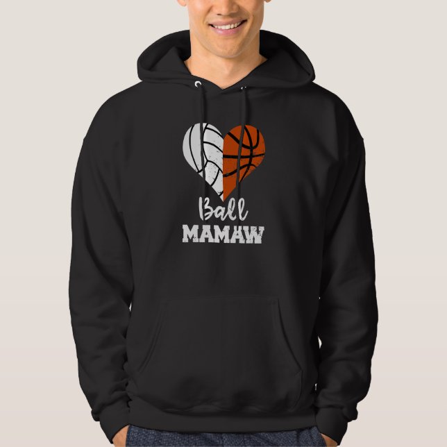 Moletom Ball Mamaw Heart Funny Voleibol Mashaw (Frente)