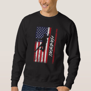 Moletom Ball S do Handball Player do Sinalizador Americano