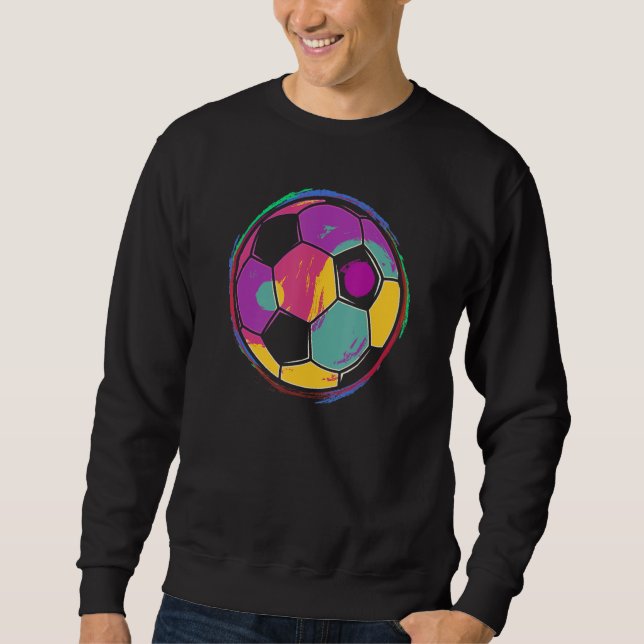 Moletom Ball Soccer Graphic Yin Yang Futebol Boys Meninas (Frente)