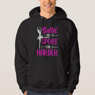 Moletom Ballet Bailarina Ballet Como Um Esporte Só Que Mai