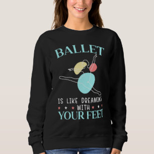 Moletom Ballet É Como Sonhar Com Seus Pés Bailarina