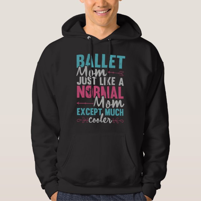 Moletom Ballet Mom Dancer Ballerina Dancing Ballet Mother  (Frente)