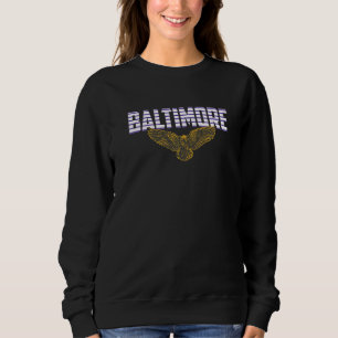 Moletom Baltimore Futebol Fãs Voando Raven Maryland Rave