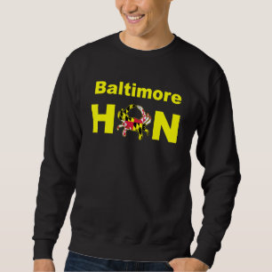 Moletom Baltimore Hon Maryland Bandeira Caranguejo Oceano