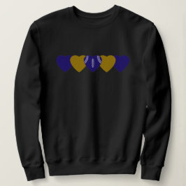 Moletom Baltimore Ravens Heart Dark