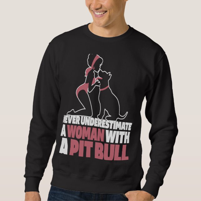 Moletom Ban Pitbull Girl Dog Breed (Frente)