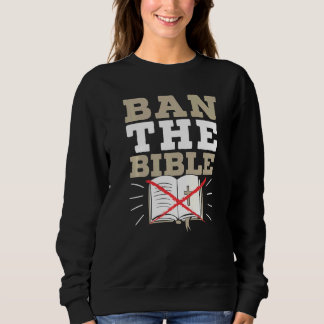 Moletom Ban The Bible Anti Religion Agnostic Blackcraft At