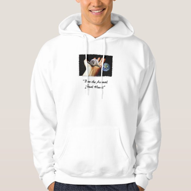 Moletom "BAN THE SEAL HUNT" Hoodies & T shirts (Frente)