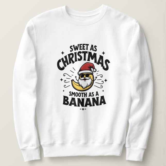Moletom Banana Claus (Frente do Design)