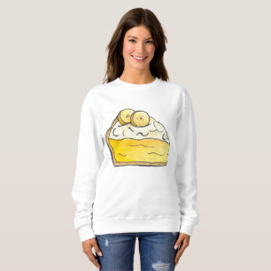 Moletom Banana Cream Pie Slice Foodie Sweet