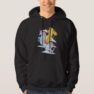 Moletom Banana Heroica Com Cabelo Longo Andando Por Um Uni