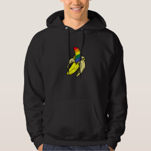 Moletom Banana Orgulho LGBTQ Lésbica Gay Trans
