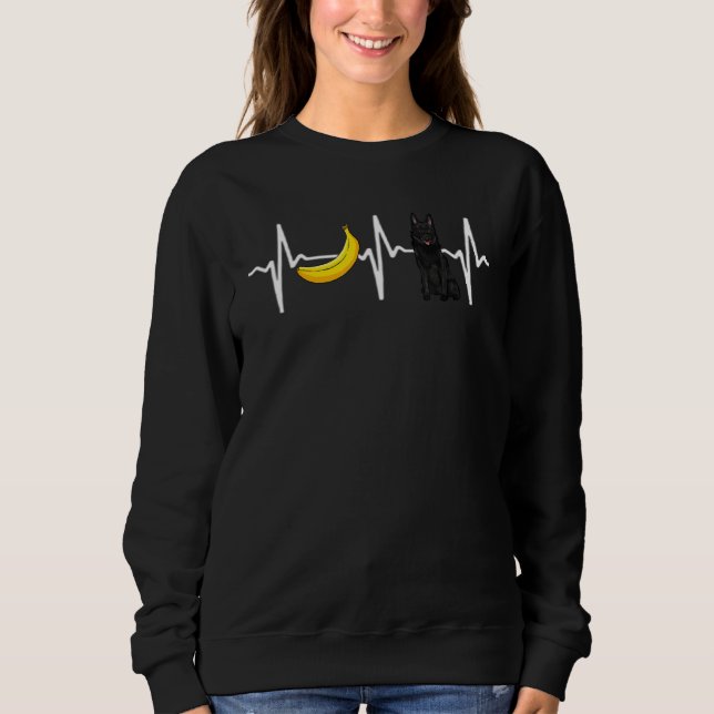 Moletom Banana Schipperke Heartbeat (Frente)