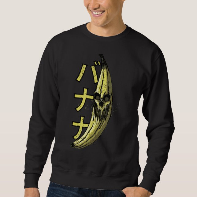 Moletom Banana Skull Japonês Vintage (Frente)