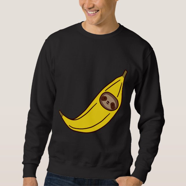 Moletom Banana Sloth Face (Frente)