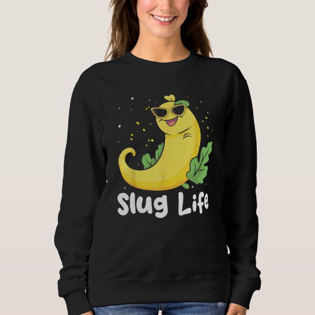 Moletom Banana Snail Catcher Quote for Banana Slug 11 (Frente)