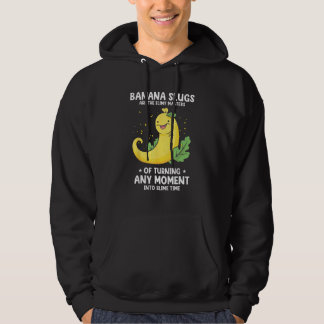 Moletom Banana Snail Quote for Snail Catcher and Snail Cat