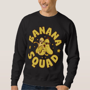 Moletom Banana Squad Engraçado Mulheres Meninos Vegan Frut