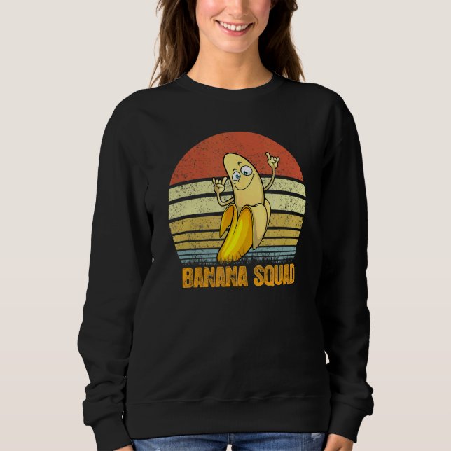 Moletom Banana Squad Excelente Vegan Banana Fruta Foo (Frente)