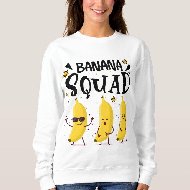Moletom Banana Squad Summer Funny Banana Frutas (Frente)