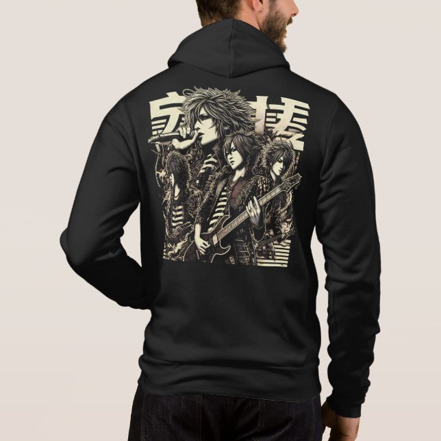 Moletom Banda de Rock Japonesa  (Verso)