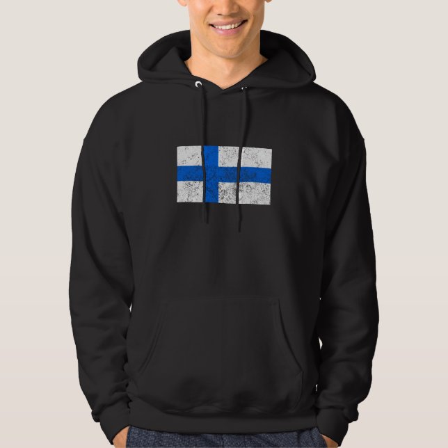 Moletom Bandeira afligida de Finlandia (Frente)