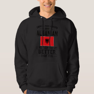 Moletom Bandeira albanesa Albânia Raízes albanesas