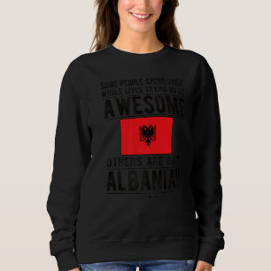 Moletom Bandeira albanesa incrível Albânia Raízes albanesa