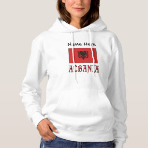 Moletom Bandeira Albanesa Personalizada
