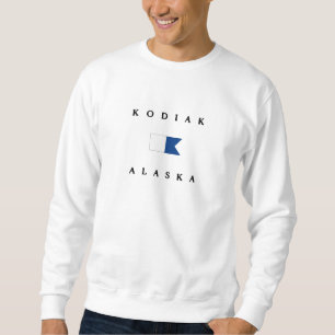 Moletom Bandeira alfa do mergulho de Alaska do Kodiak