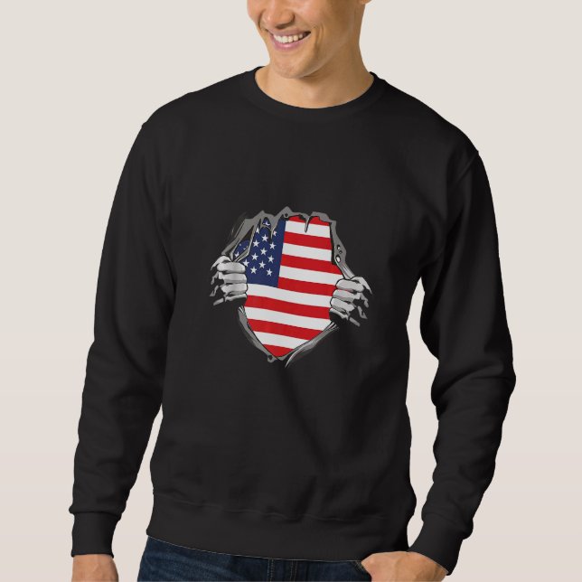 Moletom bandeira americana   (Frente)