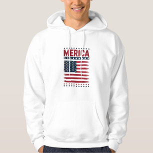 Moletom Bandeira Americana 4 de Julho Merica
