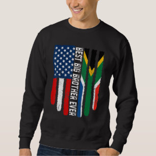 Moletom Bandeira Americana África do Sul Melhor Irmão Gran