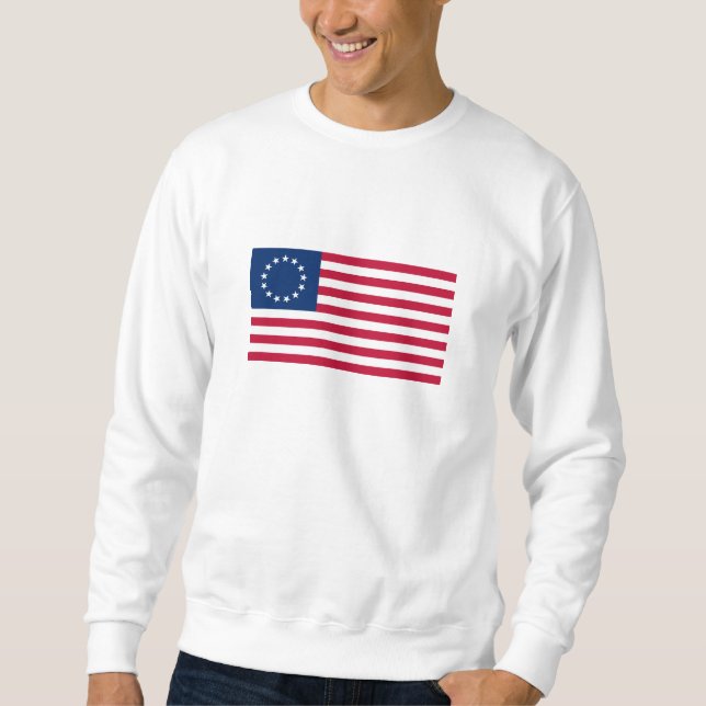 Moletom Bandeira Americana Betsy Ross (Frente)