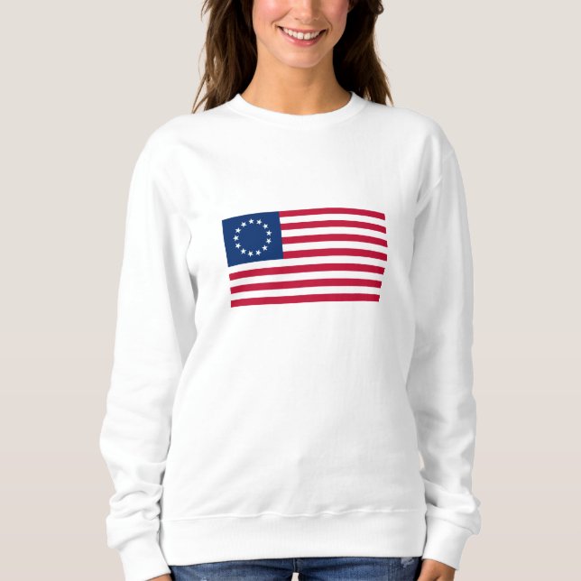 Moletom Bandeira Americana Betsy Ross (Frente)