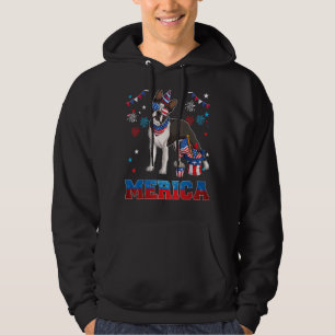 Moletom Bandeira Americana Boston Terrier Dog 4 De Julho P