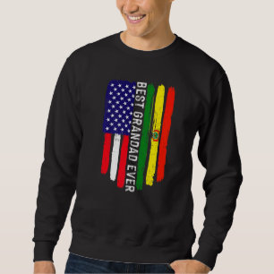 Moletom Bandeira Americana e Bolívia Melhor Vovô Fama do N