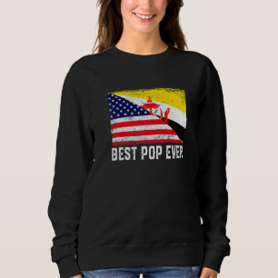 Moletom Bandeira Americana e Brunei Sinalizador Melhor Fam
