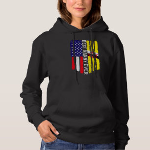 Moletom bandeira Americana e Brunei Sinalizador Melhor Nan