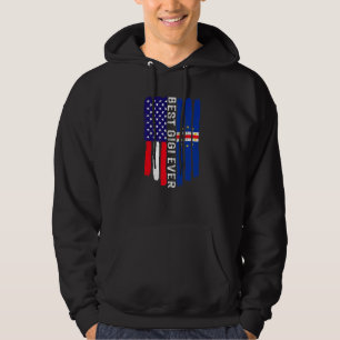 Moletom Bandeira Americana e Cabo Verde Melhor Gigi Ever F