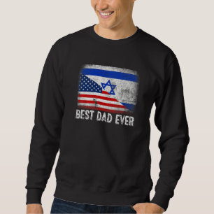 Moletom Bandeira Americana e Israel Melhor Pai da Família