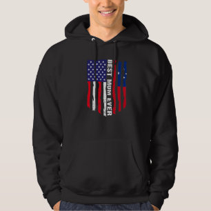 Moletom Bandeira Americana e Samoa A Melhor Mãe da Família