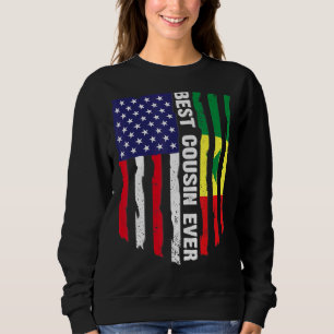 Moletom Bandeira Americana e Senegal Melhor Primo Nunca Fa